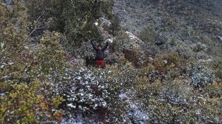 Només una de les tres construccions es manté intacta