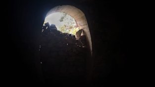 Només una de les tres construccions es manté intacta