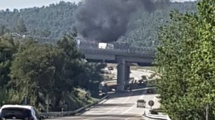 El fum era visible des de tot el municipi, i rodalies