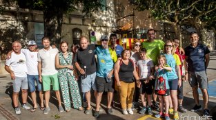 Així va cremar la flama del Canigó a la Jonquera