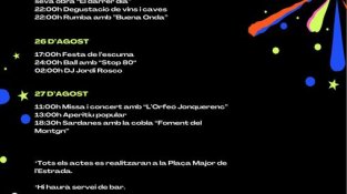 Programació de la Festa de l'Estrada