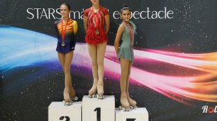 La Dariela, patinant a la Jonquera