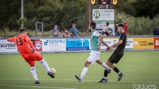 El partit va ser d'allò més ajustat