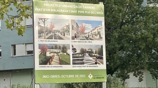 Els treballs permetran fer un rentat de cara a tota la zona