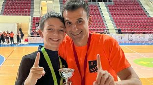 En Yeray i l'Aitor, celebrant el triomf a Croàcia (cliqueu per ampliar)