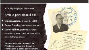 Cartell de la xerrada - col·loqui al MUME