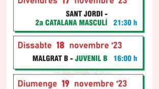 Partits d'hoquei a fora