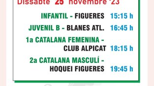 Partits d'hoquei patins a la Jonquera