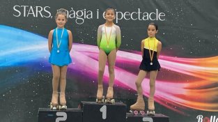 Vuit podis per les patinadores de la Jonquera al primer open de la temporada