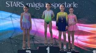 Vuit podis per les patinadores de la Jonquera al primer open de la temporada