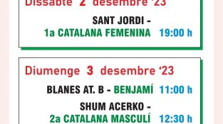 Partits d'hoquei a fora de la Jonquera