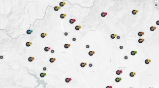 Mapa amb totes les ubicacions de la nostra contrada