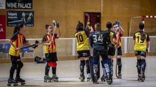 Les jonquerenques, que jugaven amb la segona equipació, van dominar el partit