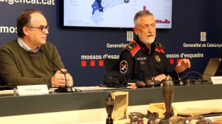 Roda de premsa dels Mossos d'Esquadra explicant la nova eina