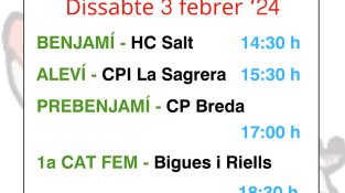 Partits d'hoquei a la Jonquera