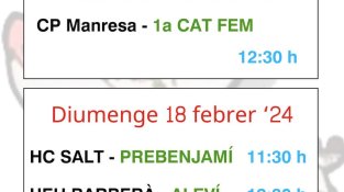 Partits d'hoquei a fora