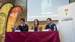 La presentació es va fer ahir al matí als Porxos de Can Laporta