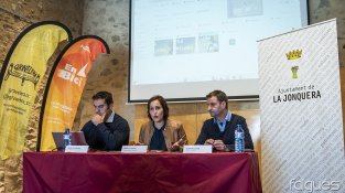 La presentació es va fer ahir al matí als Porxos de Can Laporta