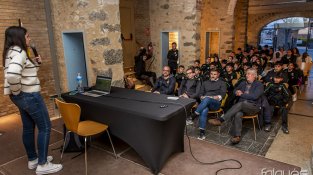 Així va anar la xerrada sobre nutrició esportiva que es va fer ahir a Can Laporta