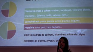 Així va anar la xerrada sobre nutrició esportiva que es va fer ahir a Can Laporta
