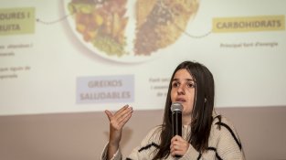 Així va anar la xerrada sobre nutrició esportiva que es va fer ahir a Can Laporta