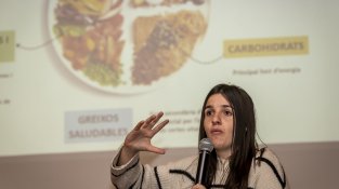 Així va anar la xerrada sobre nutrició esportiva que es va fer ahir a Can Laporta