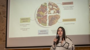Així va anar la xerrada sobre nutrició esportiva que es va fer ahir a Can Laporta