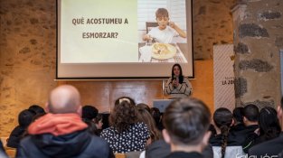 Així va anar la xerrada sobre nutrició esportiva que es va fer ahir a Can Laporta