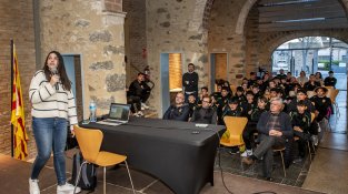 Així va anar la xerrada sobre nutrició esportiva que es va fer ahir a Can Laporta