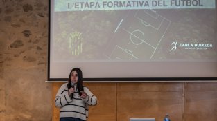 Així va anar la xerrada sobre nutrició esportiva que es va fer ahir a Can Laporta