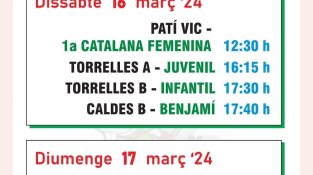 Partits d'hoquei a fora de la Jonquera