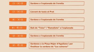 Programació de l'aplec de Santa Eugènia