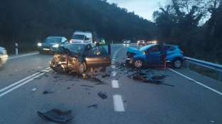 Així van quedar els vehicles implicats
