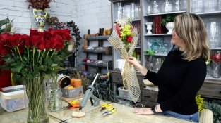 Com viu una floristeria de la Jonquera els dies previs a Sant Jordi?