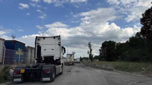 Imatge del carrer Canigó la tarda del dissabte 22 de juny