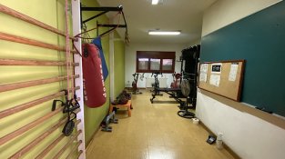 El gimnàs es traslladarà a la part de baix per ampliar la zona de vestidors