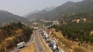 El trànsit avui a l'Ap7 en direcció nord a les 16.45 h