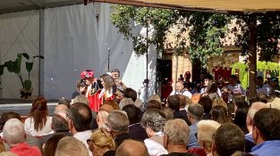 Els vescomtes de Biart van donar la benvinguda als assistents