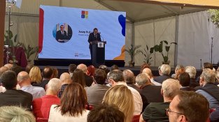 Josep Rull durant el seu parlament