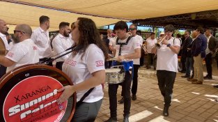 La xaranga Suquet Calero va amenitzar tota la jornada