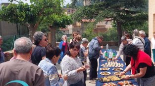 Un dels pica-pica saludables que es va fer en els 'Aspres Saludables II', també a Cantallops