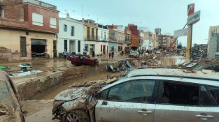 Catarroja també oferia una imatge desoladora