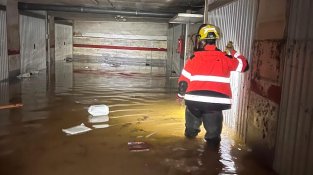 El buidatge de garatges inundats va ser una de les tasques més importants