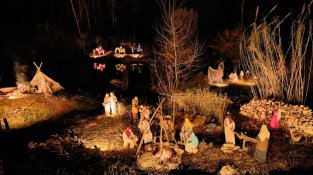 Imatge del pessebre vivent de Bàscara
