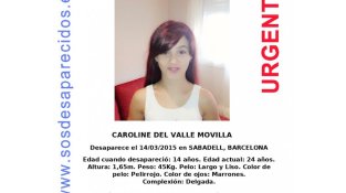 Cartell de cerca de la Caroline del Valle