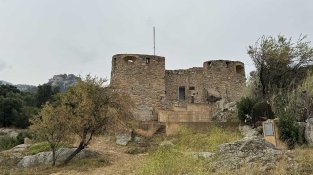 La Torre de Carmanxel, refugi Marc Guixeras, en una imatge del finals d'agost de 2025