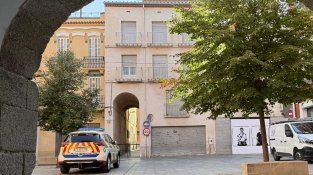 La Plaça de l'Ajuntament el passat dilluns 15 de setembre pel matí