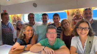 A la imatge, el viatge a Nimes el 2023