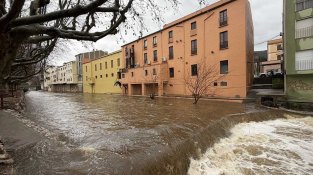 Un desembre molt plujós a la Jonquera