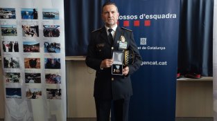 Reconeixement al sotsinspector en cap de la Policia Local de la Jonquera